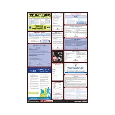 Accuform OSHA SAFETY POSTER COMBO STATE, PPG300DE PPG300DE